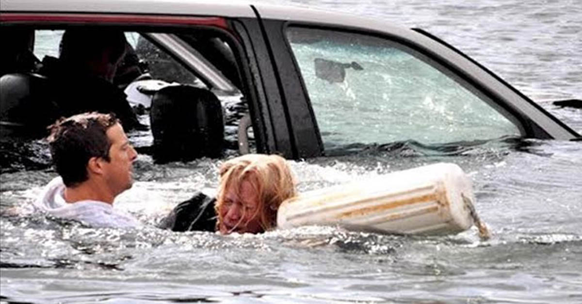 If Your Car Sinks in Water Do This Immediately!