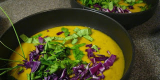 Creamy Carrot and Avocado Soup