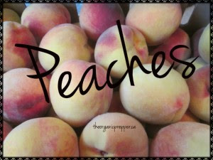 This Week’s Harvest: Peaches
