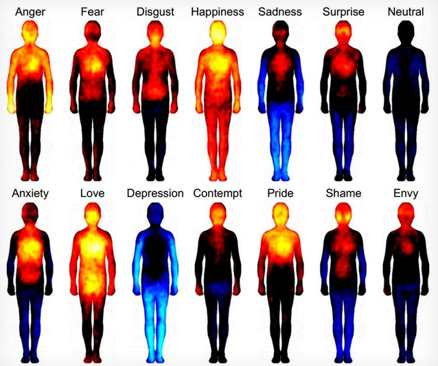 How Love and Other Emotions are Mapped in the Body