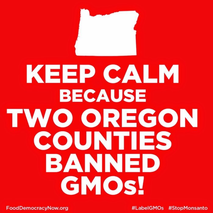 Did Two Oregon Counties Just Ban GMO Crops?