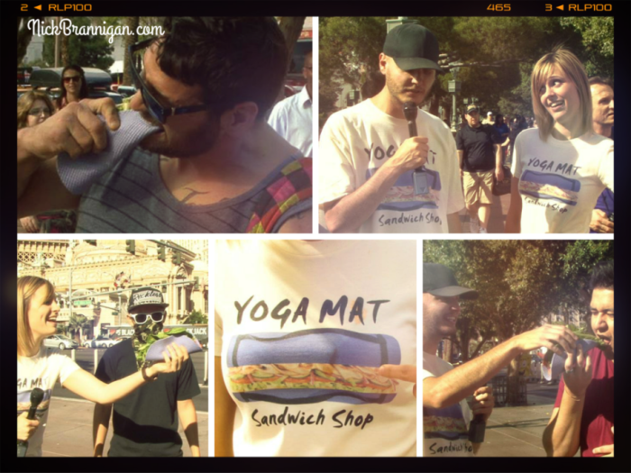Would You Eat a Yoga Mat Sandwich?