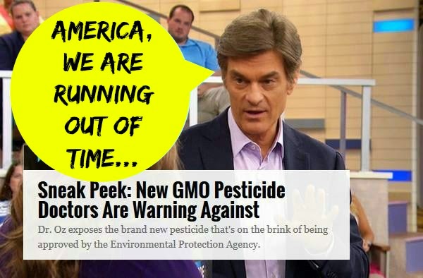 Dr. Oz: GMOs Can Be Ushering in a Pesticide Arms Race