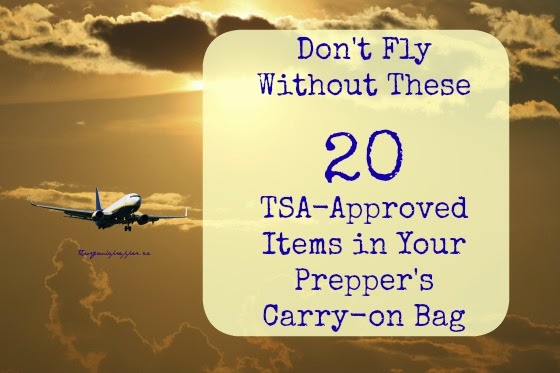 Don’t Fly Without These 20 TSA-Approved Items in Your Prepper’s Carry-on Bag