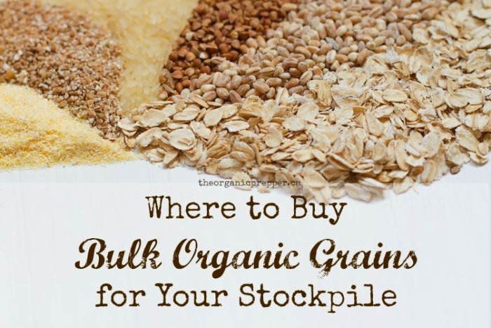 Where to Buy Bulk Organic Grains for Your Stockpile