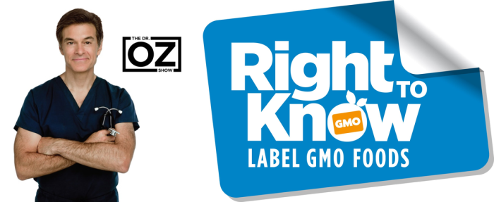 Dr. Oz’s New Episode Ends Controversy, Doubles Down on GMO Labeling
