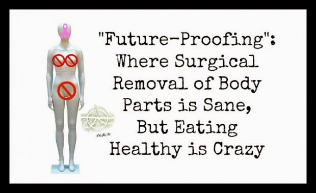 Future-Proofing: Where Surgical Removal of Body Parts is Sane, But Eating Healthy is Crazy