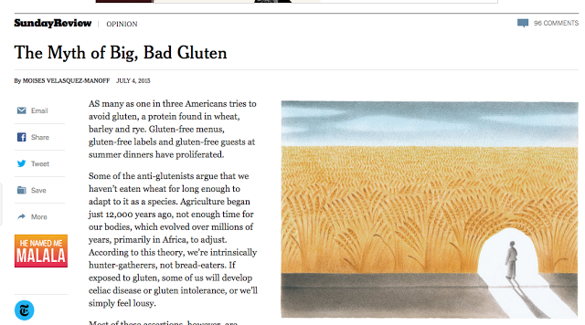 Gluten: The New York Times makes a big, bad mistake