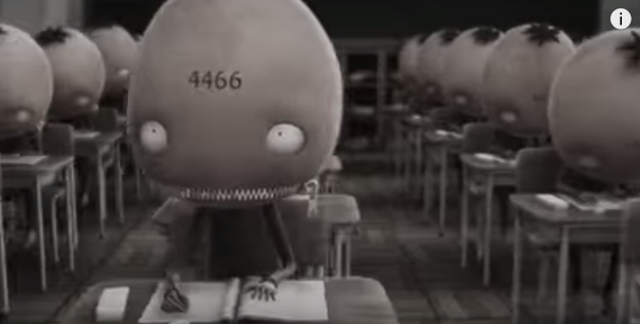 Dark Japanese Animation On The Stress Of Being A Child In School