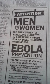 Ebola: Problem – Reaction – Solution