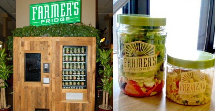 This Vending Machine Serves Only Fresh, Organic Salads And Healthy Snacks