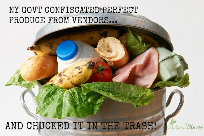 Raw Footage of NY Govt Forcing Vendors to TRASH Crates of Perfectly Good Food