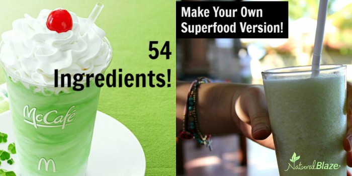 54 Ingredients in McDonald’s Shamrock Shake – Make Your Own Superfood Version