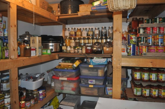 A Quick Look Inside a Survival Pantry