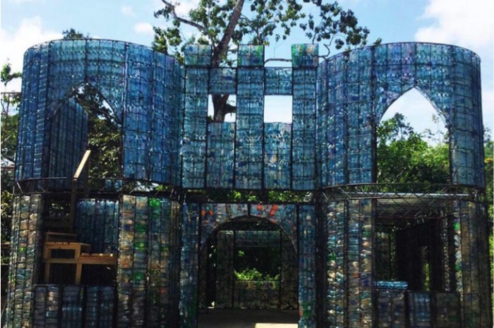 Genius Concept: This Village Is Made Entirely Of Plastic Bottles