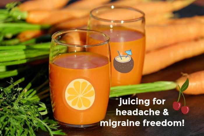 Juicing and Electrolytes for Headaches and Migraines
