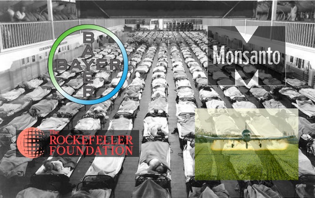 CDC, Monsanto and Bayer Cornering the Public; Follow the Money, Follow 1918