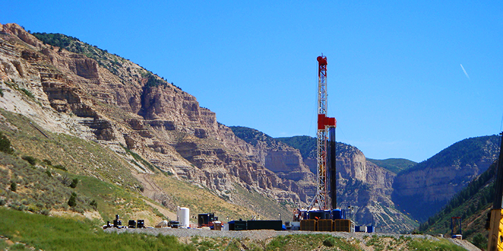 The greatest number of fatalities to oil and gas workers occur as motor vehicle fatalities when working in remote areas like this remote natural gas well near Parachute, CO.