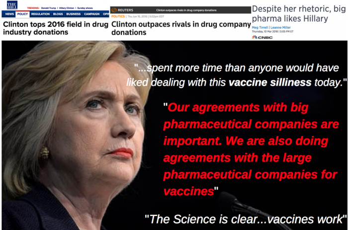WIKILEAKS Releases: A Vote For Clinton Is A Vote For Big Pharma & Mandatory Vaccination