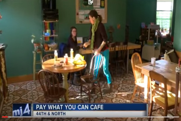 pay what you can cafe
