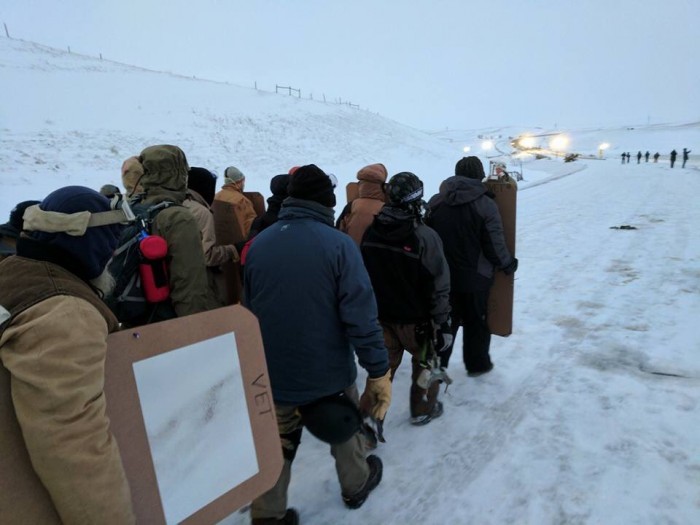 Veterans Storm Standing Rock to Act as ‘Human Shields’ for Water Protectors
