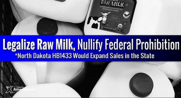 North Dakota Bill Would Expand Raw Milk Sales