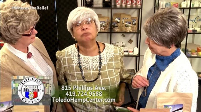 Toledo Hemp Center Debuts a Grandma-Approved Commercial #WheresTheRelief