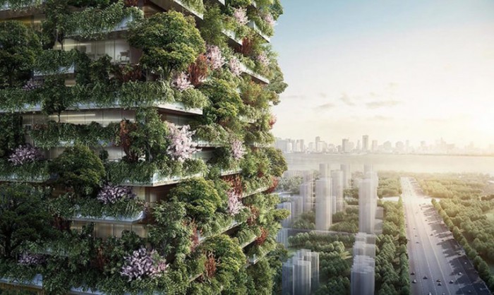 Asia’s First-Ever Vertical Forest Will Produce 132 Pounds Of Oxygen Each Day