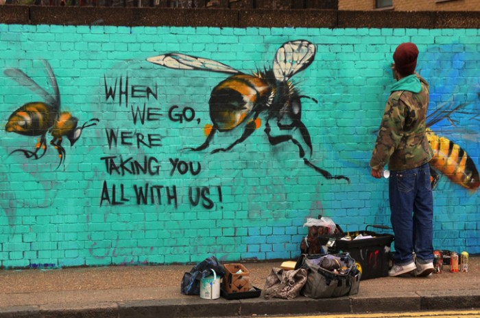 Mural Artivist Paints London in Bees to Save Them – 16 Photos