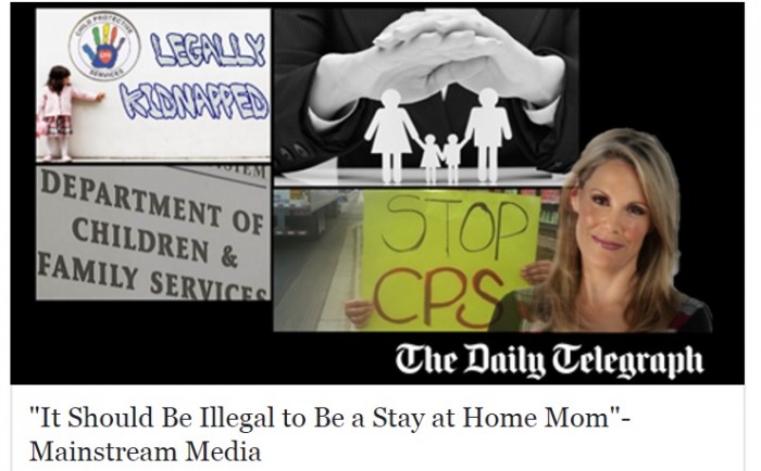 “It Should Be Illegal to Be a Stay at Home Mom” – Mainstream Media
