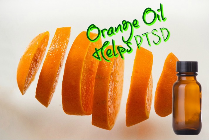 orange essential oil helps ptsd