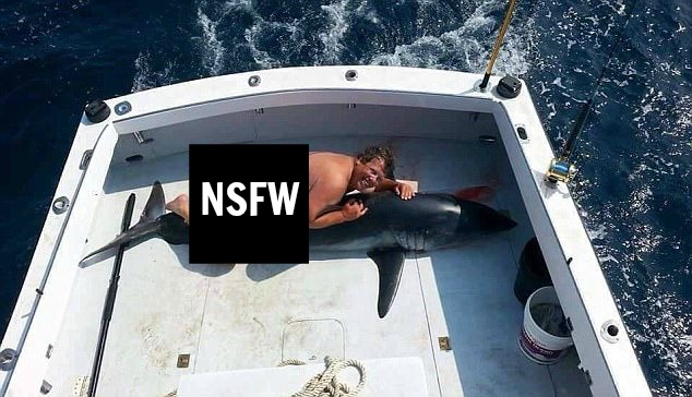 Jimmy John’s Founder Denies He’s the Naked Trophy Hunter Straddling Shark