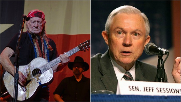 Willie Nelson Challenges Jeff Sessions to Smoke Some Pot