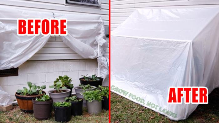 How to Build a Fold-Down Greenhouse on The Cheap