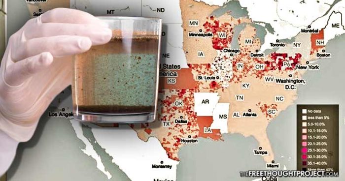 Shocking CDC Tests Reveal 3,800 US Water Supplies Up To 400% MORE Contaminated Than Flint