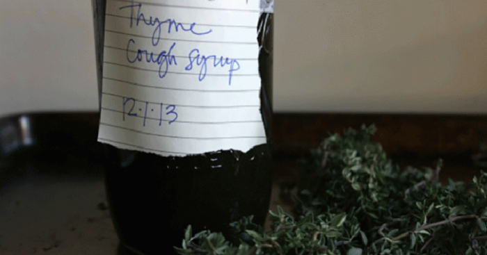 This Syrup Will Stop a Cough Dead in its Tracks: Ginger Thyme Cough Syrup