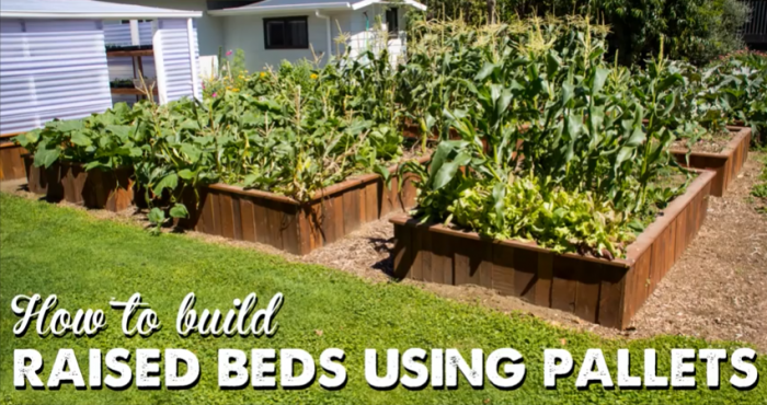 How to Make Raised Garden Beds Out of Pallets