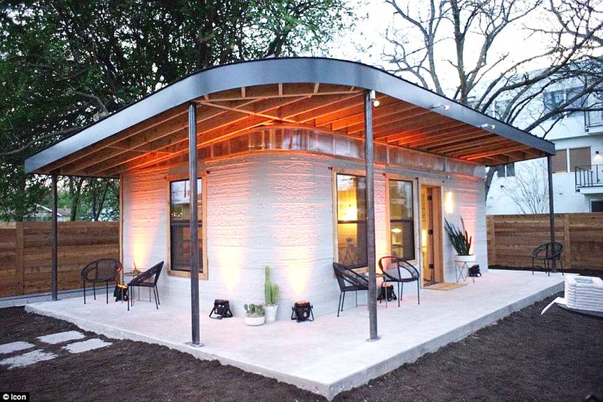 3D Printed House for 4 000 in less than 24 hours First 
