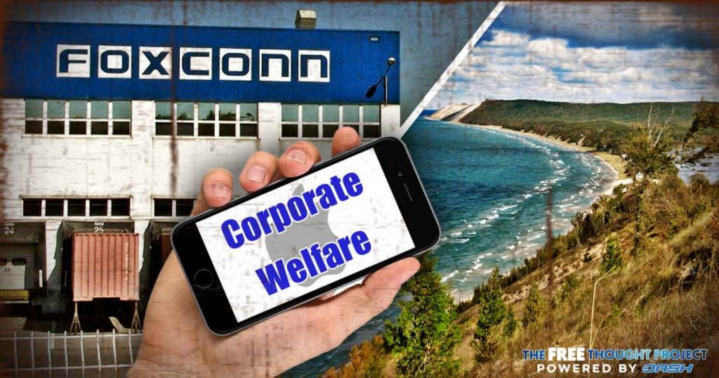 Gov’t Just Gave Foxconn License to Drain 7 Million Gallons a DAY from Lake Michigan to Make iPhones Foxconn2-1392x731-1024x538