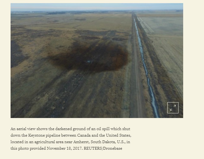 Massive Keystone Pipeline Leak Biggest Since 2010 Screenshot-oil-spill