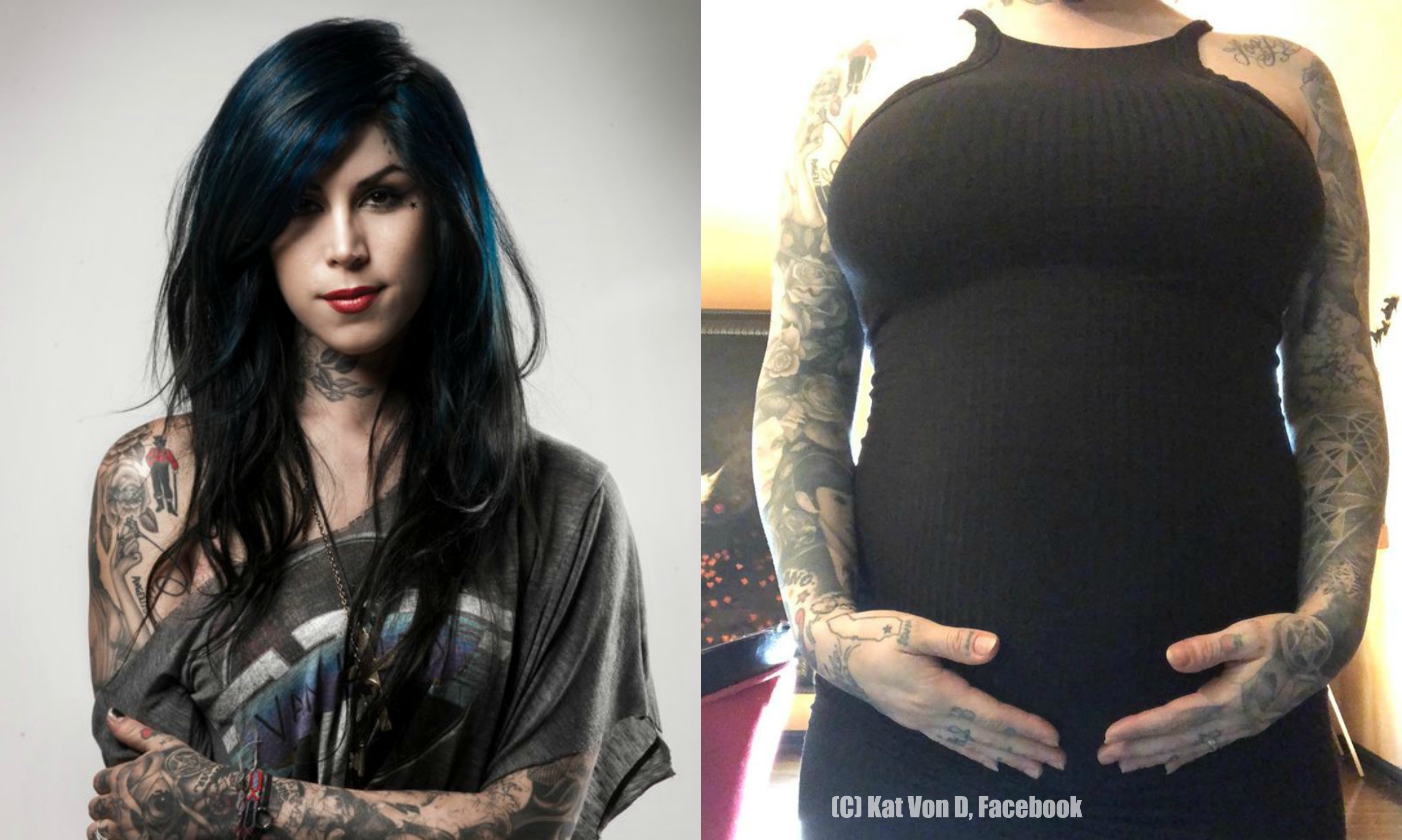 Kat Von D in Vax Shaming Firestorm After Declaring She Will Not Vaccinate Unborn Child Kat-von-d-1