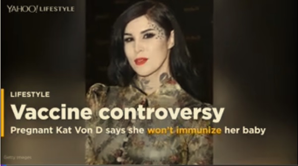 Kat Von D in Vax Shaming Firestorm After Declaring She Will Not Vaccinate Unborn Child Kat-von-d