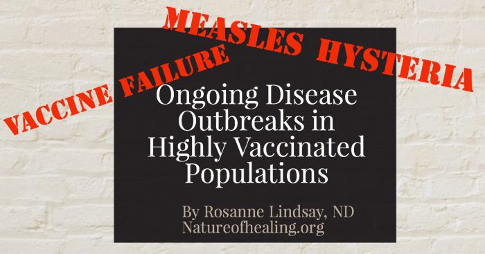 Ongoing Disease Outbreaks In Highly Vaccinated Populations