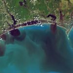 NASA Space Images Show Dark Polluted Water Spilling From Carolina Rivers Into Ocean