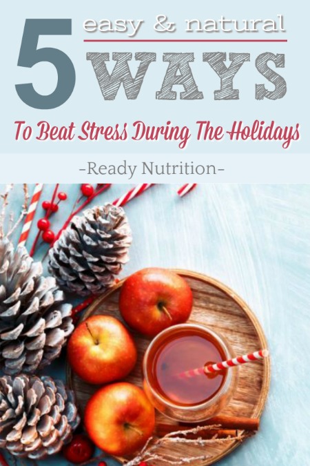 The joyous time of the holiday season brings with it several factors that can cause stress to become out of control.  But there a few simple and all natural ways that work wonders for combating that extra pressure this season!
