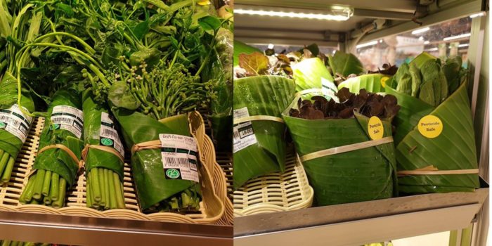 Thailand Supermarket Uses Innovative Banana Leaves Packaging To Avoid Unnecessary Plastic Waste