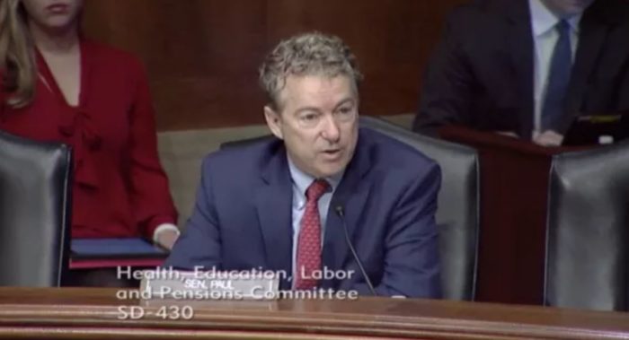 Senator Rand Paul’s Testimony Regarding Vaccines During Senate Hearings March 5, 2019