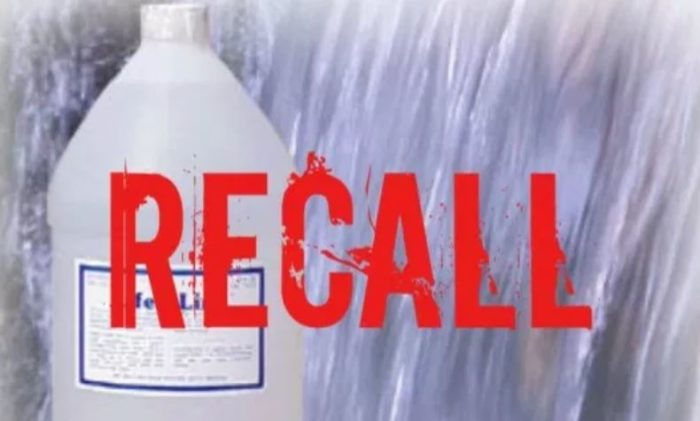 RECALL: Life-Line Bottled Water Could Be Contaminated with a Deadly Bacteria