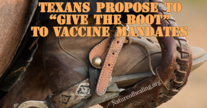 Texans Propose to “Give The Boot” To Vaccine Mandates