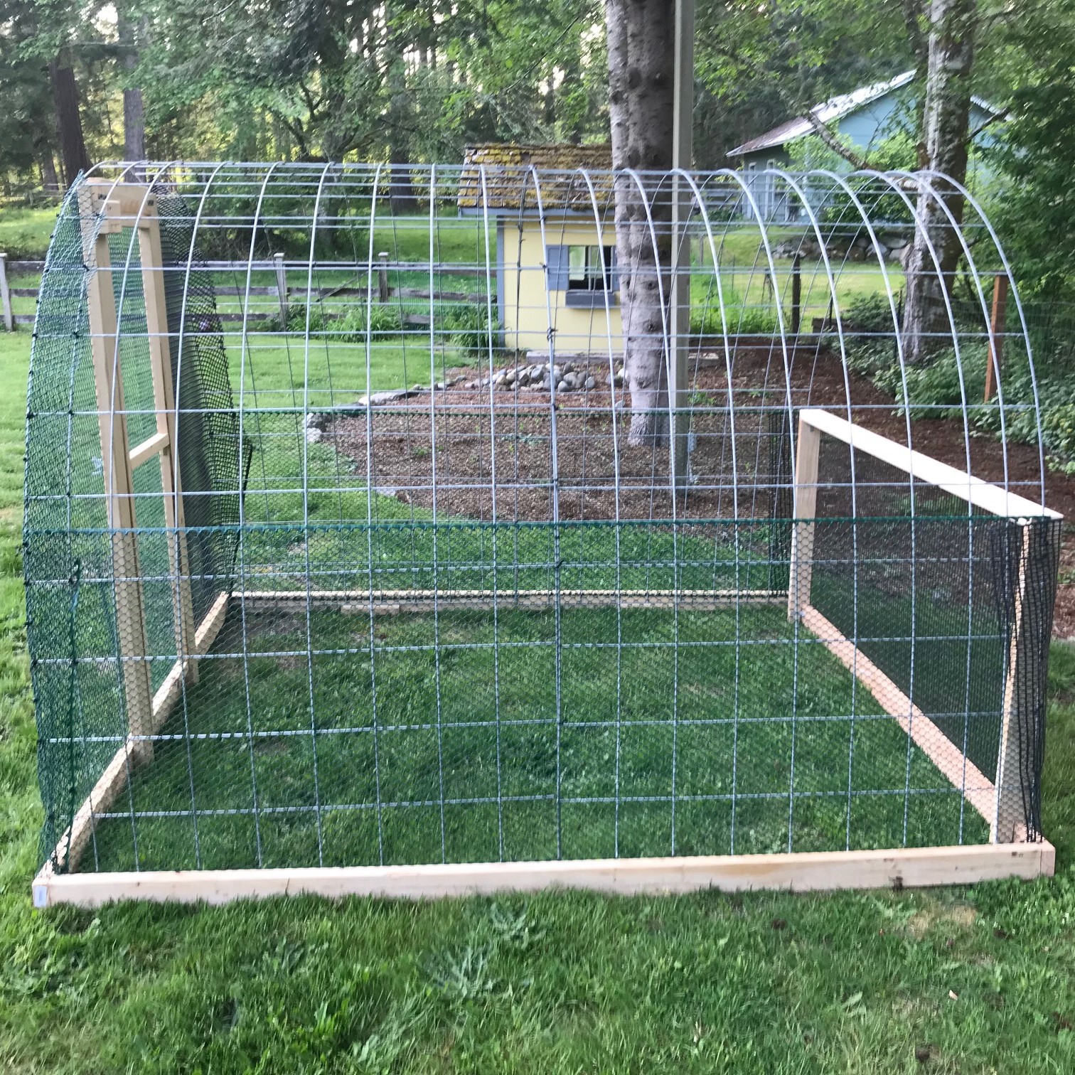 How to Build a Chicken Coop or Greenhouse From Cattle Panels for Under 200
